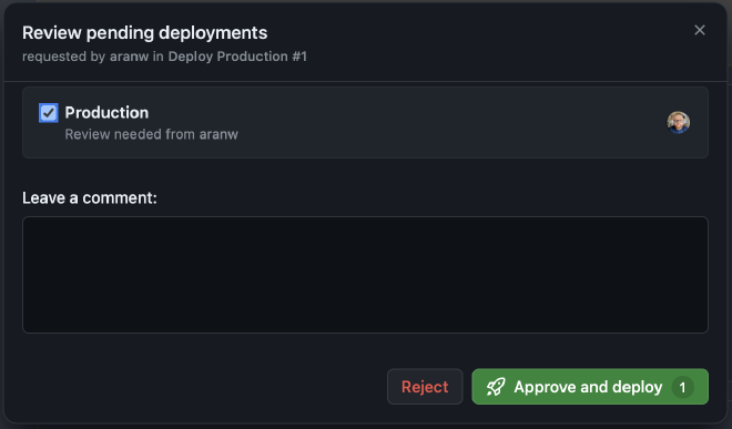 GitHub Review Deployment